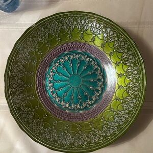 Green and Blue Decorative Bowl